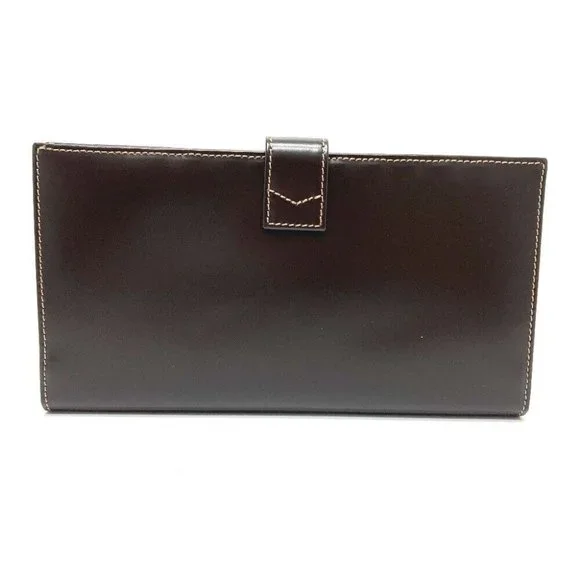 UNUSED PATEK PHILIPPE logo Novelty Two fold Travel case Brown - Picture 3 of 12